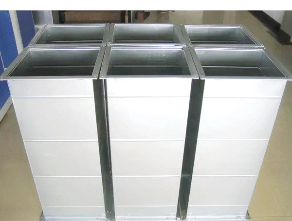 Stainless steel welded air duct